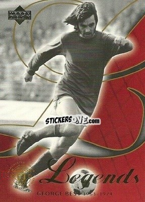 Figurina George Best - Manchester United Legends 2002 n. 18 - Upper Deck