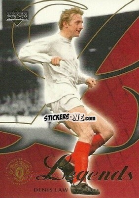 Cromo Denis Law - Manchester United Legends 2002 n. 20 - Upper Deck