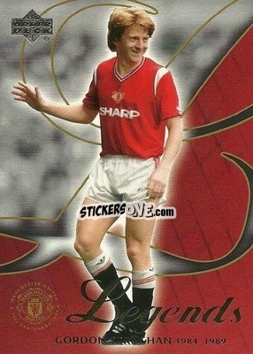 Cromo Gordon Strachan - Manchester United Legends 2002 n. 45 - Upper Deck