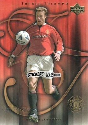 Figurina Ronny Johnsen - Manchester United Legends 2002 n. 65 - Upper Deck