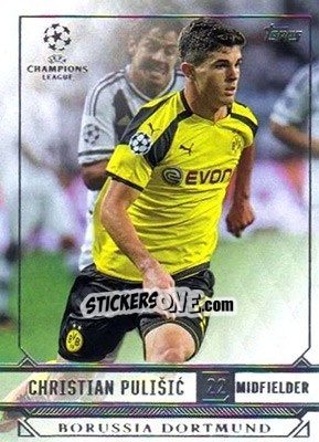 Cromo Christian Pulisic - UEFA Champions League Showcase 2016-2017 n. 25 - Topps