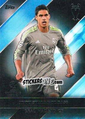 Figurina Raphaël Varane - UEFA Champions League Showcase 2016-2017 n. RM-7 - Topps