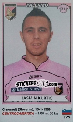Figurina Jasmin Kurtic - Calciatori 2010-2011 n. UPD-PAL - Panini