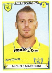 Sticker Michele Marcolini - Calciatori 2010-2011 n. 159 - Panini