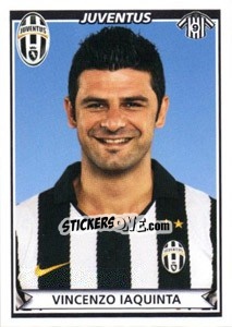 Cromo Vincenzo Iaquinta - Calciatori 2010-2011 n. 263 - Panini