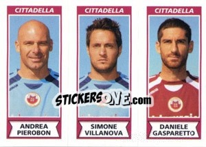 Cromo Andrea Pierobon / Simone Villanova / Daniele Gasparetto - Calciatori 2010-2011 n. 505 - Panini