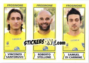 Cromo Vincenzo Santoruvo / Roberto Stellone / Samuel Di Carmine - Calciatori 2010-2011 n. 533 - Panini