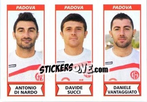 Figurina Antonio Di Nardo / Davide Succi / Daniele Vantaggiato - Calciatori 2010-2011 n. 570 - Panini