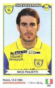 Cromo Nico Pulzetti (Chievo Verona) - Calciatori 2010-2011 n. A28 - Panini