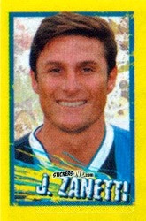 Figurina Javier Zanetti - Calcio 2006-2007 Pocket Collection n. 102 - Merlin