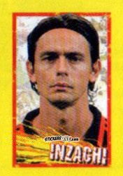 Cromo Filippo Inzaghi - Calcio 2006-2007 Pocket Collection n. 166 - Merlin