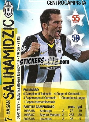 Cromo Hasan Salihamidzic - Juventus. I Piu Forti Siamo Noi n. 47 - Edibas