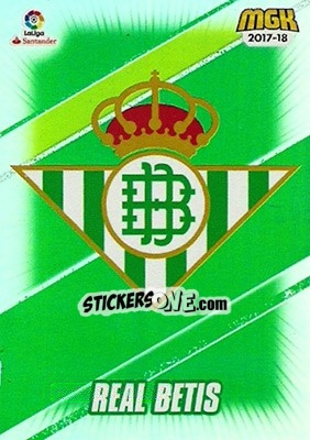 Figurina Real Betis - Liga 2017-2018. Megacracks n. 109 - Panini