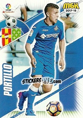 Cromo Portillo - Liga 2017-2018. Megacracks n. 258 - Panini