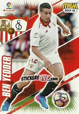 Figurina Ben Yedder - Liga 2017-2018. Megacracks n. 477 - Panini