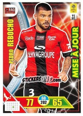 Figurina Pedro Rebocho - FOOT 2017-2018. Adrenalyn XL n. 95bis - Panini
