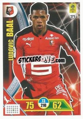 Figurina Ludovic Baal - FOOT 2017-2018. Adrenalyn XL n. 275 - Panini