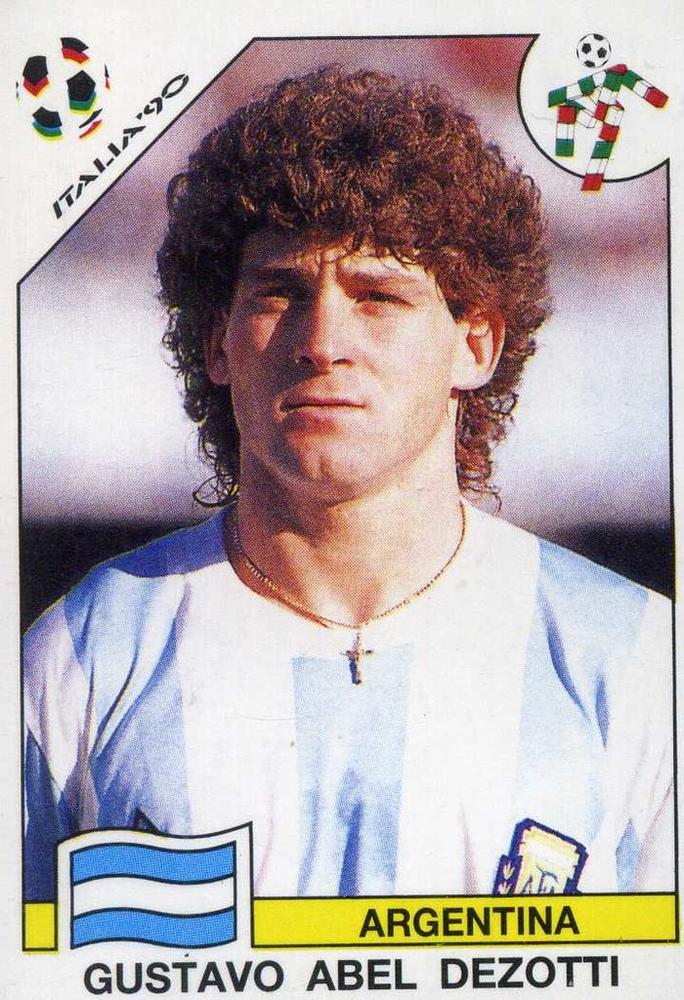 Sticker Gustavo Abel Dezotti (Argentina) - World Cup Story n. 227 - Panini