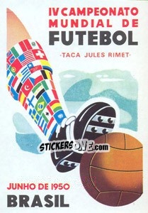 Cromo World Cup 1950 - World Cup Story n. 9 - Panini