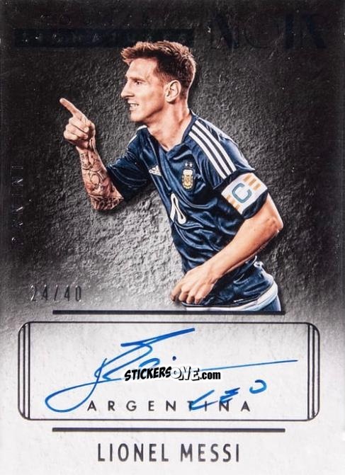 Cromo Lionel Messi - Noir Soccer 2016-2017 n. CO-LM - Panini