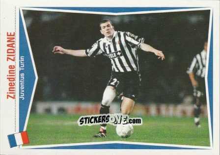 Figurina Zinedine Zidane - SuperFoot 1999-2000 n. 111 - Panini