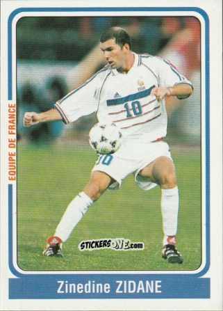 Figurina Zinedine Zidane - SuperFoot 1999-2000 n. 132 - Panini