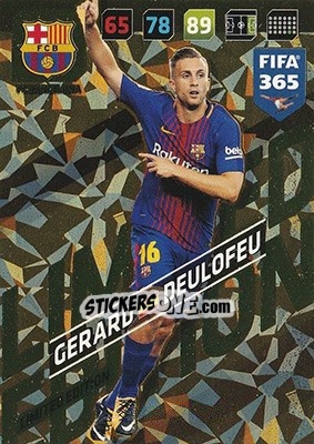 Cromo Gerard Deulofeu - FIFA 365: 2017-2018. Adrenalyn XL n. LE-GD - Panini