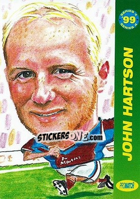 Cromo John Hartson - 1999 Series 4 n. 152 - Promatch