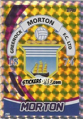 Cromo Club Badge - SPFL 2017-2018. Match Attax n. 280 - Topps