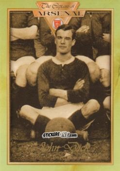 Figurina John Dick 1898 - The Captains Of Arsenal n. 6 - Futera