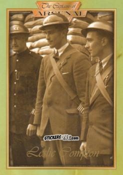 Sticker Leslie Compton 1931 - The Captains Of Arsenal n. 18 - Futera