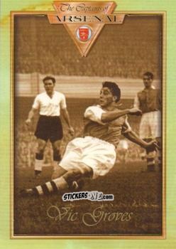 Sticker Vic Groves 1955 - The Captains Of Arsenal n. 28 - Futera
