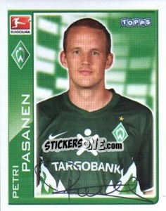 Figurina Petri Pasanen - German Football Bundesliga 2010-2011 n. 15 - Topps