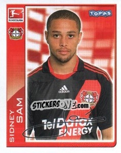 Figurina Sidney Sam - German Football Bundesliga 2010-2011 n. 249 - Topps