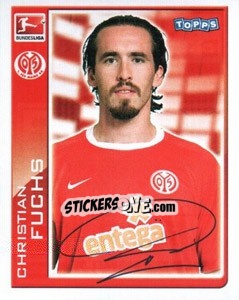 Figurina Christian Fuchs - German Football Bundesliga 2010-2011 n. 271 - Topps