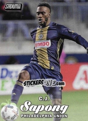 Cromo C.J. Sapong - Stadium Club MLS 2017 n. 29 - Topps