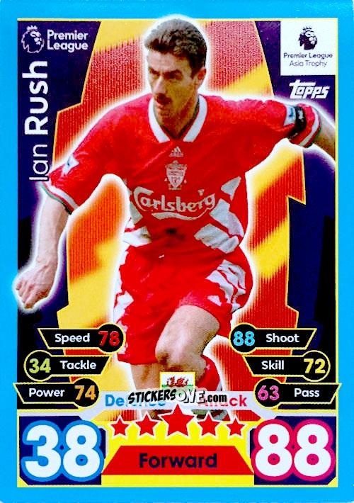 Cromo Ian Rush - English Premier League 2017-2018. Match Attax n. PLAT7 - Topps