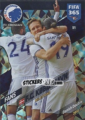 Cromo F.C. København - FIFA 365: 2017-2018. Adrenalyn XL - Nordic edition n. 51 - Panini