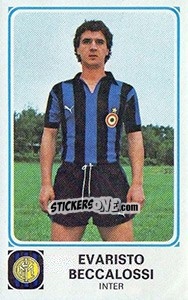 Figurina Evaristo Beccalossi - Calciatori 1978-1979 n. 118 - Panini