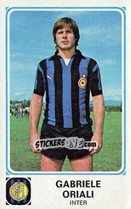 Sticker Gabriele Oriali - Calciatori 1978-1979 n. 119 - Panini