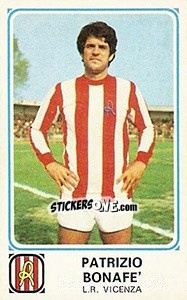 Sticker Patrizio Bonafe' - Calciatori 1978-1979 n. 162 - Panini