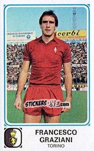 Cromo Francesco Graziani - Calciatori 1978-1979 n. 264 - Panini
