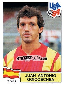 Figurina Juan Antonio Goicoechea - FIFA World Cup USA 1994. Dutch version n. 162 - Panini