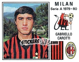 Cromo Gabriello Carotti - Calciatori 1979-1980 n. 190 - Panini