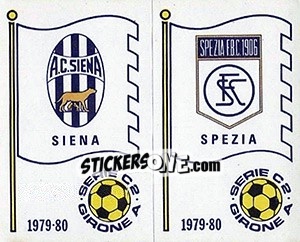 Figurina Scudetto (Siena / Spezia) - Calciatori 1979-1980 n. 544 - Panini