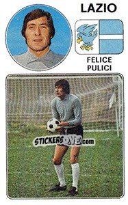 Sticker Felice Pulici - Calciatori 1976-1977 n. 168 - Panini