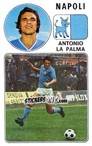 Sticker Antonio La Palma - Calciatori 1976-1977 n. 204 - Panini