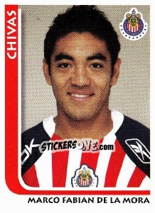 Cromo Marco Fabian de la Mora - Superfutbol Mexico 2009 n. 56 - Panini