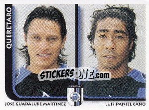 Figurina Jose Guadalupe Martinez / Luis Daniel Cano - Superfutbol Mexico 2009 n. 297 - Panini