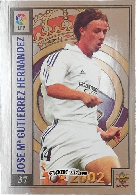 Cromo Guti - Top Liga 2001-2002 n. 37 - Mundicromo